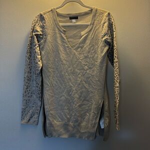 Venus Cheetah Sleeve Sweater
